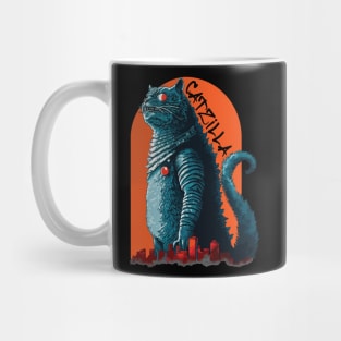 Catzilla Funny Cat Mug